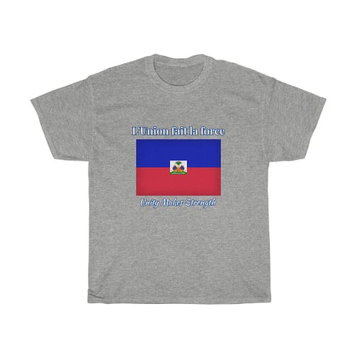 L'Union Fait La Force Unisex Tee Sport Grey