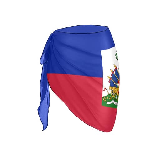 Haitian Flag Sarong Wrap