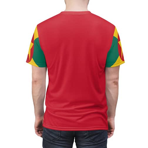 Grenada Flag All Over Print T-shirt