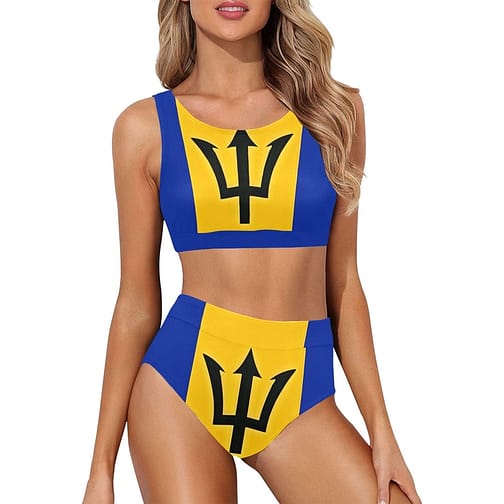 Barbados Flag Two Piece Swimsuit