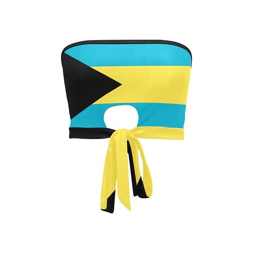 Bahamas Flag Bandeau Top