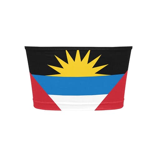 Antigua and Barbuda Flag Women's Tie Bandeau Top