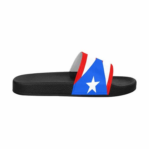 Puerto Rico Flag Men's Slide Sandals