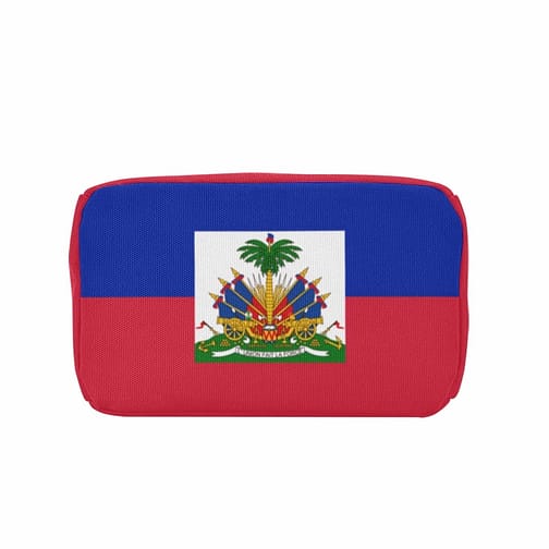 Haiti Flag Insulated Lunch Bag