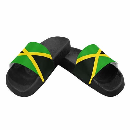 Jamaica Flag Men's Slide Sandals