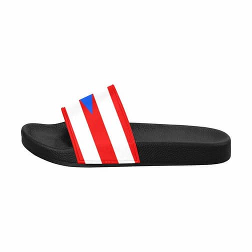 Puerto Rico Flag Women's Slide Sandals