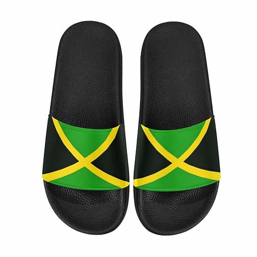 Jamaica Flag Women's Slide Sandals
