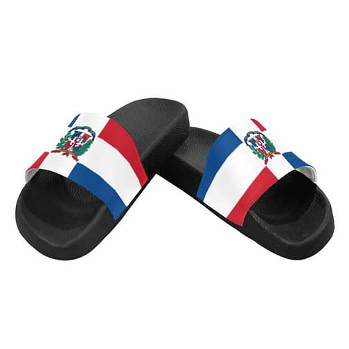 Dominican Republic Flag Men's Slide Sandals
