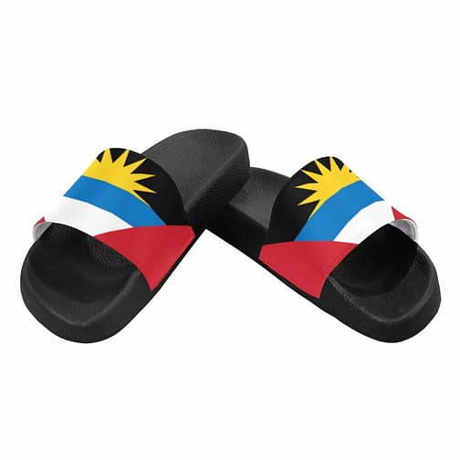 Antigua and Barbuda Flag Men's Slide Sandals