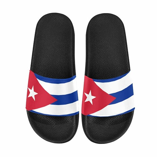 Cuba Flag Men's Slide Sandals
