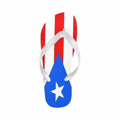 Puerto Rico Flag Unisex Flip Flops