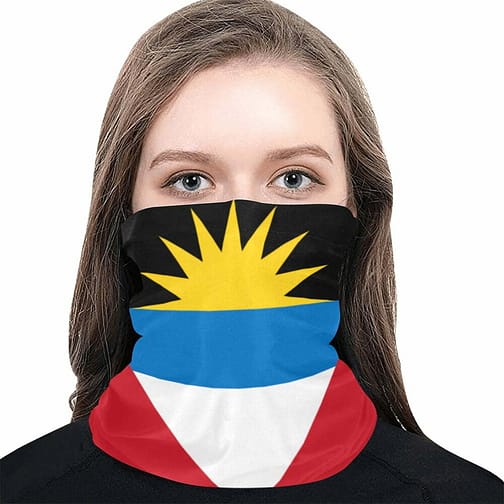 Antigua and Barbuda Flag Multifunctional Dust-Proof Bandana