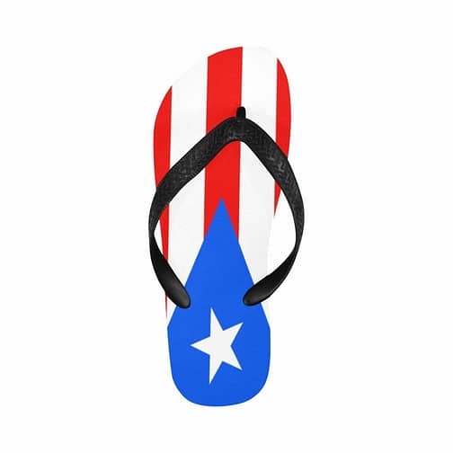 Puerto Rico Flag Unisex Flip Flops