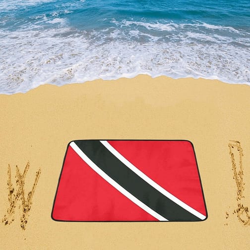 Trinidad and Tobago Flag beach mat