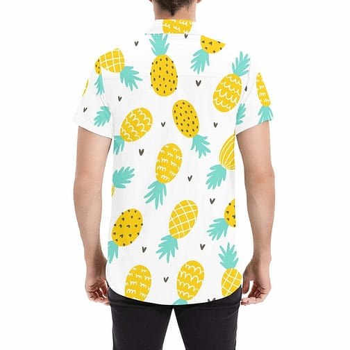 Pineapple and hearts Men's All Over Print Shirt