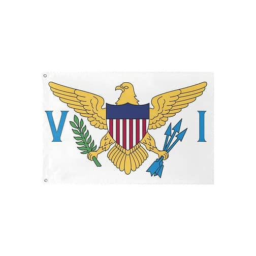 US Virgin Islands Flag (5 Sizes)(One Side)