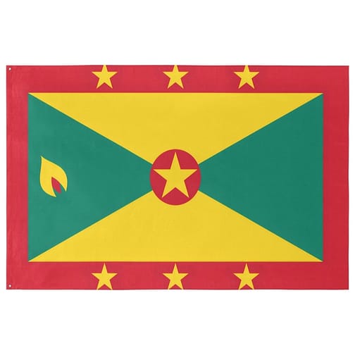 Grenada Flag (5 Sizes)(One Side)