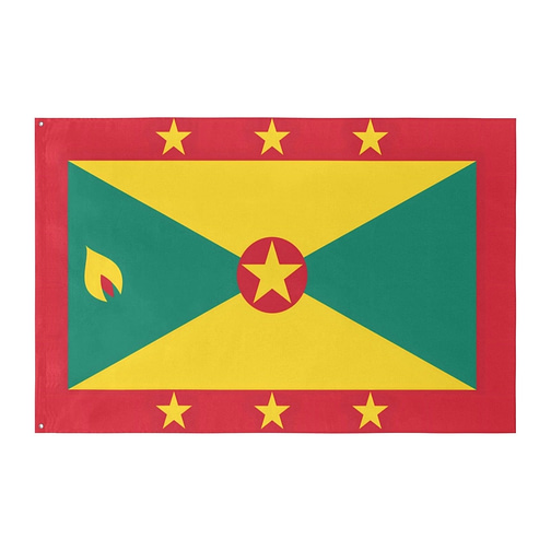 Grenada Flag (5 Sizes)(One Side)