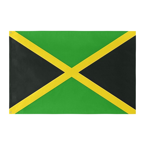 Jamaica Flag (5 Sizes)(One Side)
