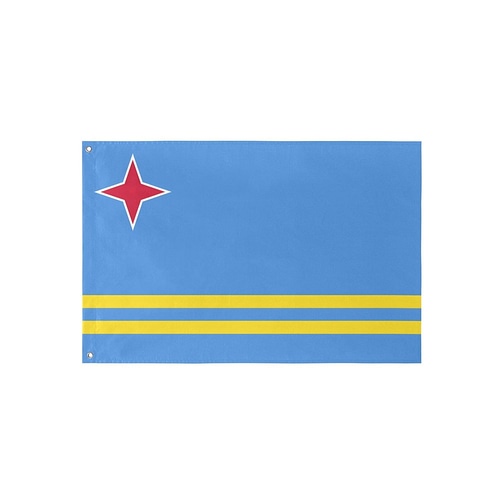 Aruba Flag (5 Sizes)(One Side)