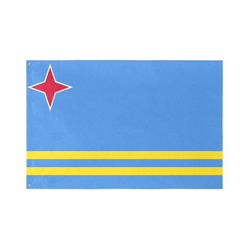 Aruba Flag (5 Sizes)(One Side)