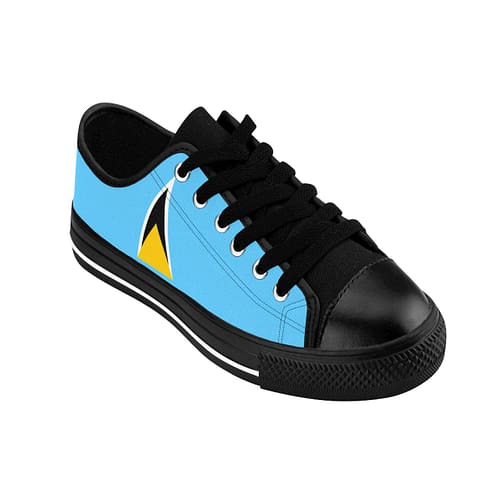Saint Lucia Flag Men’s Sneakers