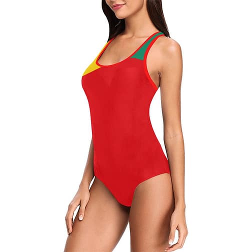 Custom Grenada Colours Women's Tank Top Bathing Swimsuit
