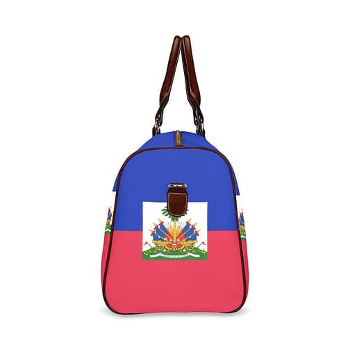 Haitian Flag Travel Bag (Brown)