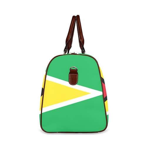 Guyana Flag Travel Bag (Brown)