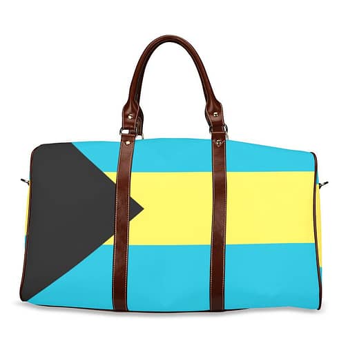 The Bahamas Flag Travel Bag (Brown)