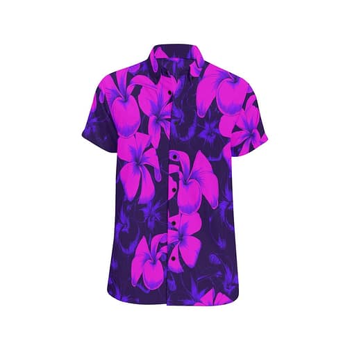 Pink Hibiscus Men's Shirt