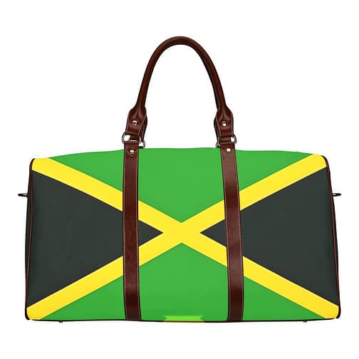 Jamaica Flag Travel Bag (Brown)