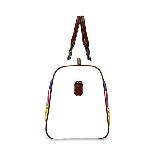 US Virgin Island Flag Travel Bag (Brown)