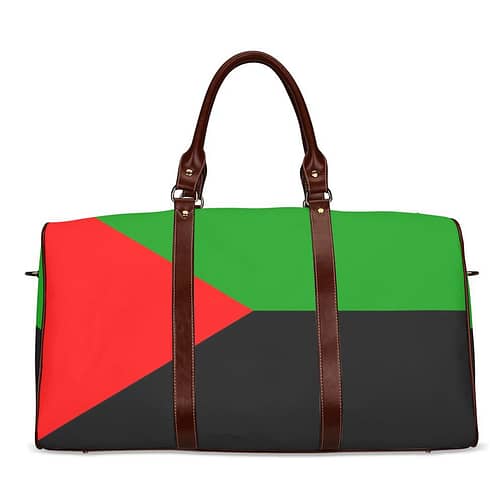 Martinique flag Travel Bag (Brown)