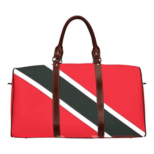 Trinidad and Tobago Flag Travel Bag (Brown)