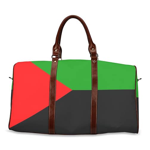 Martinique flag Travel Bag (Brown)
