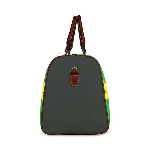 Jamaica Flag Travel Bag (Brown)
