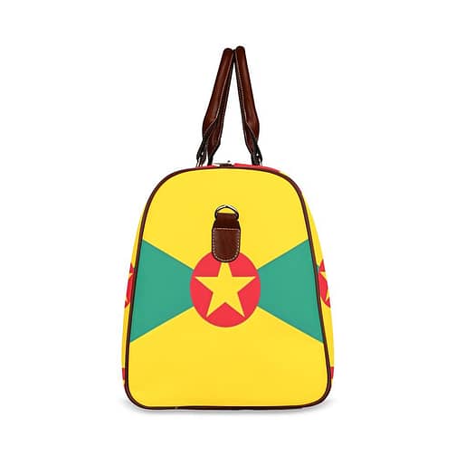 Grenada Flag Travel Bag (Brown)
