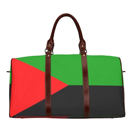 Martinique flag Travel Bag (Brown)
