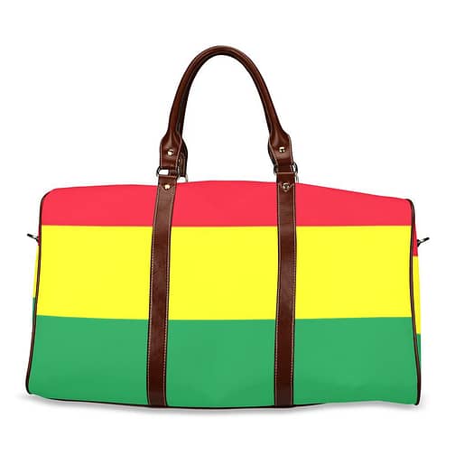 Rasta Flag Travel Bag (Brown)