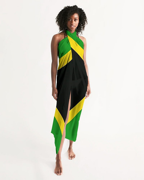 Jamaica Flag Swim Cover Up