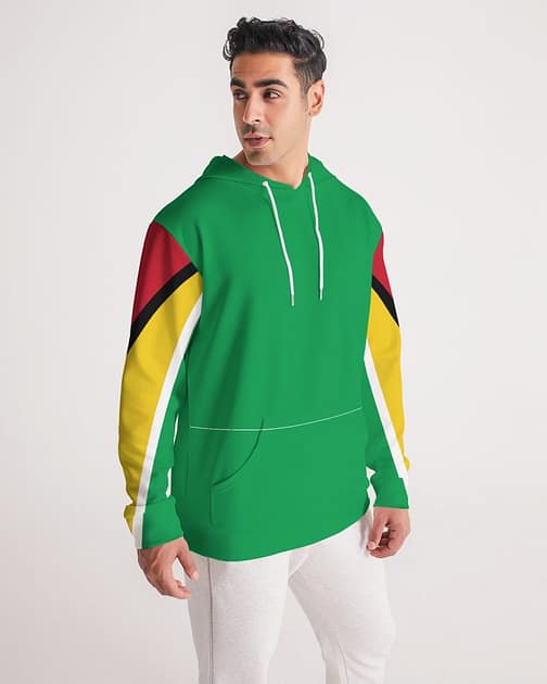 Guyana Flag Men's Hoodie