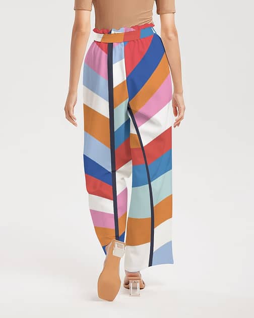 Rainbow Women’s High-Rise Wide Leg Pants