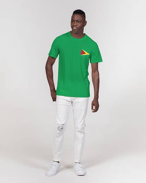 Guyana Flag Pocket T-Shirt