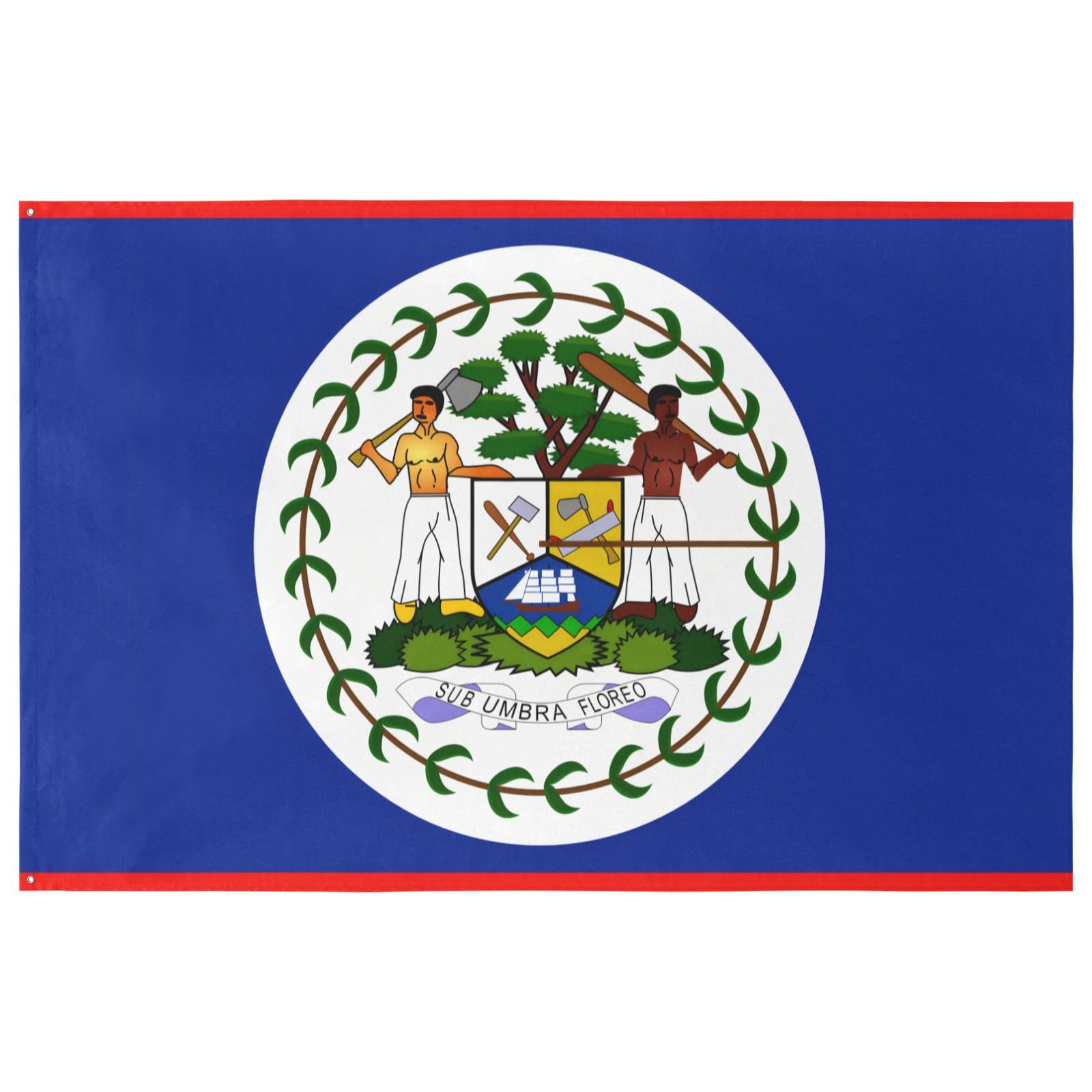Belize Flag (5 Sizes)(One Side)