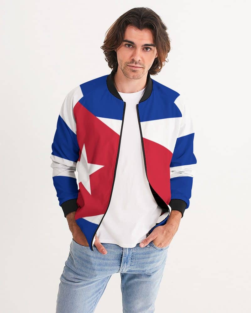 Cuba Flag Men's Bomber Jacket