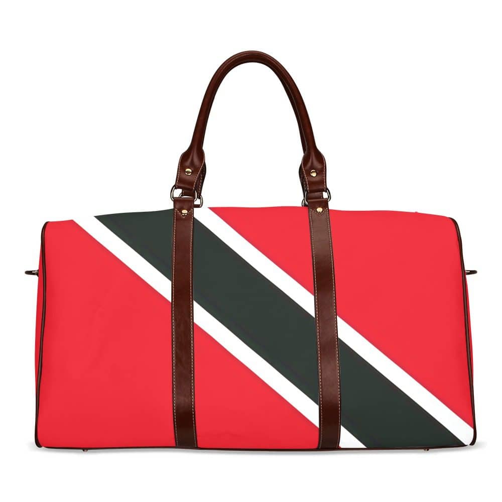 Trinidad and Tobago Flag Travel Bag (Brown)